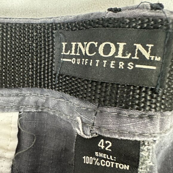Lincoln Outfitters Mens Cargo Shorts Size 42 Gray - Picture 5 of 7